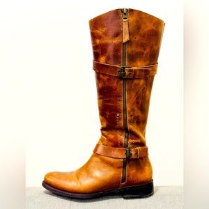 Matisse Brown Leather Militia Boots Size 7.5M
